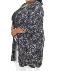 Ladies 3/4 Sleeve Printed Gilet | R209.90 | Eagle Clothing | Plus Size | Big & Tall