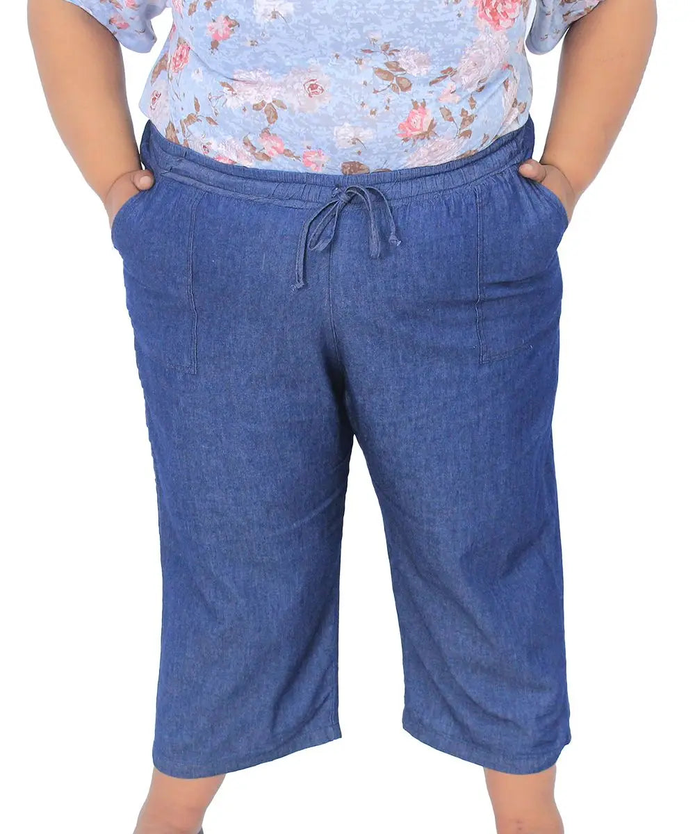 Ladies Denim Capri