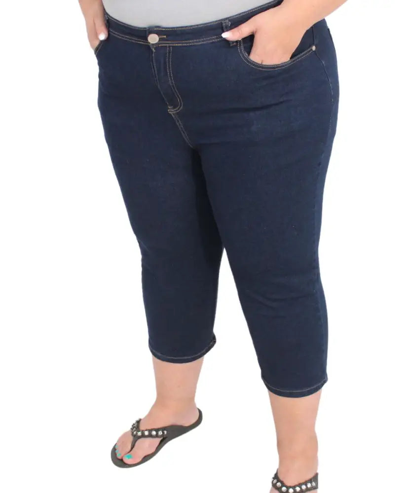 Ladies Eagle Denim Capri | R399.90 | Eagle Clothing | Plus Size | Big & Tall