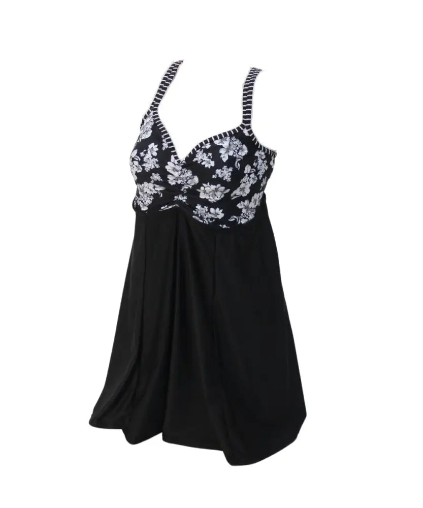 Ladies Half Print Strappy Swimdress | R699.90 | Eagle Clothing | Plus Size | Big & Tall