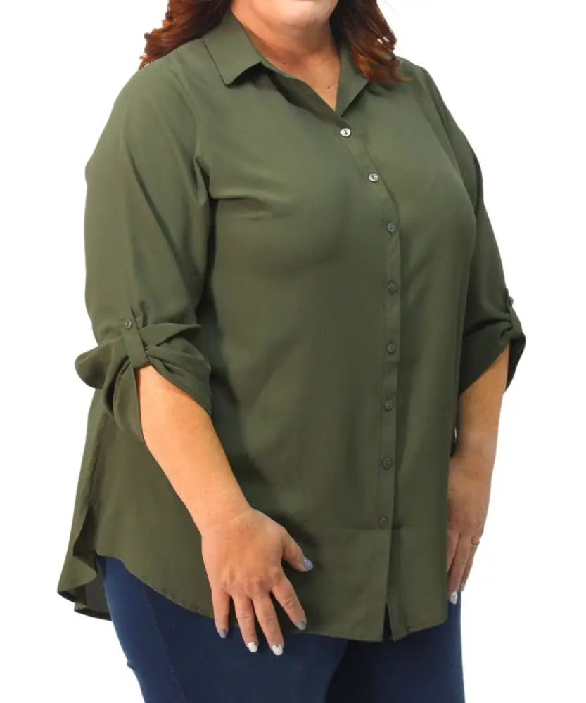 Ladies Plain Blouse | R399.90 | Eagle Clothing | Plus Size | Big & Tall