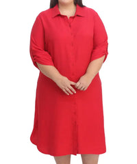 Ladies Plain Shirt Dress | R399.90 | Eagle Clothing | Plus Size | Big & Tall