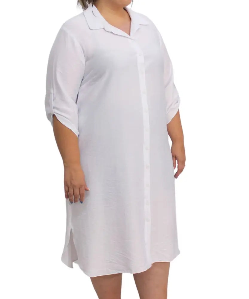 Ladies Plain Shirt Dress | R399.90 | Eagle Clothing | Plus Size | Big & Tall