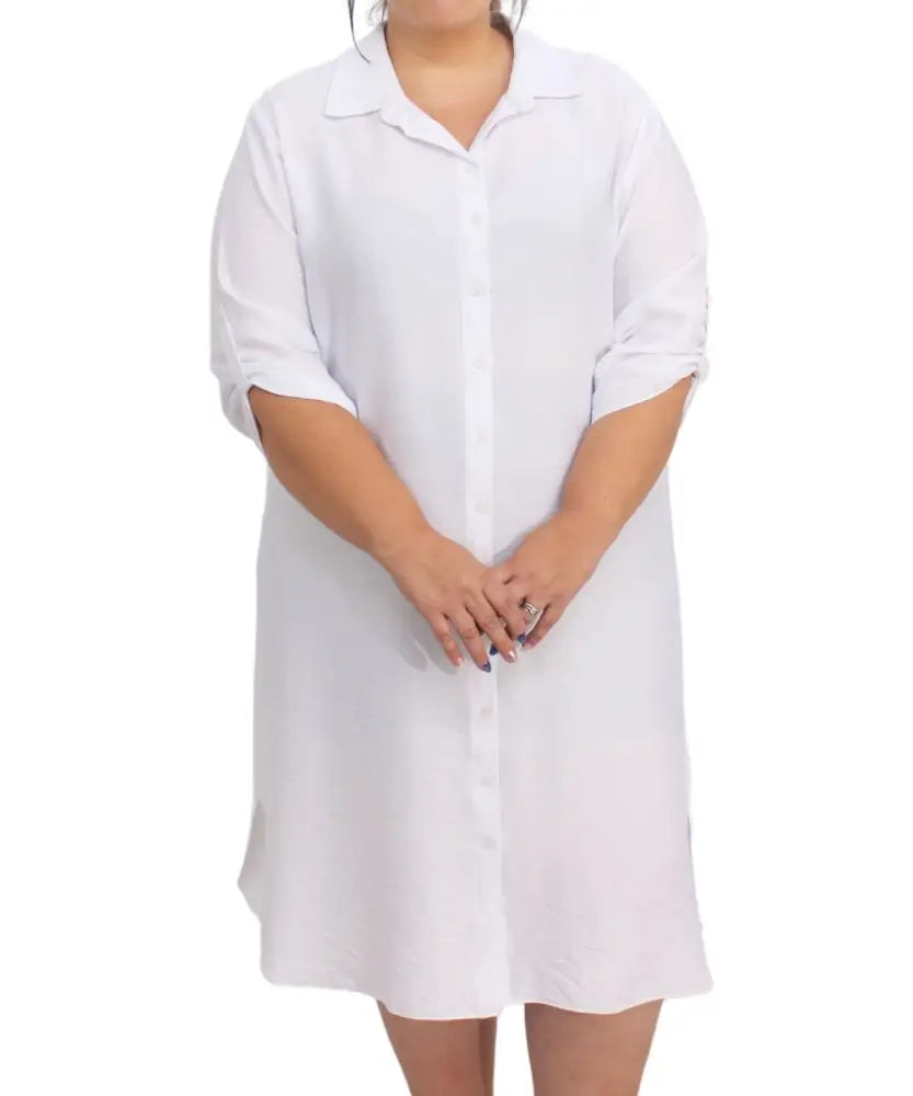 Ladies Plain Shirt Dress | R399.90 | Eagle Clothing | Plus Size | Big & Tall