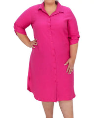 Ladies Plain Shirt Dress | R399.90 | Eagle Clothing | Plus Size | Big & Tall