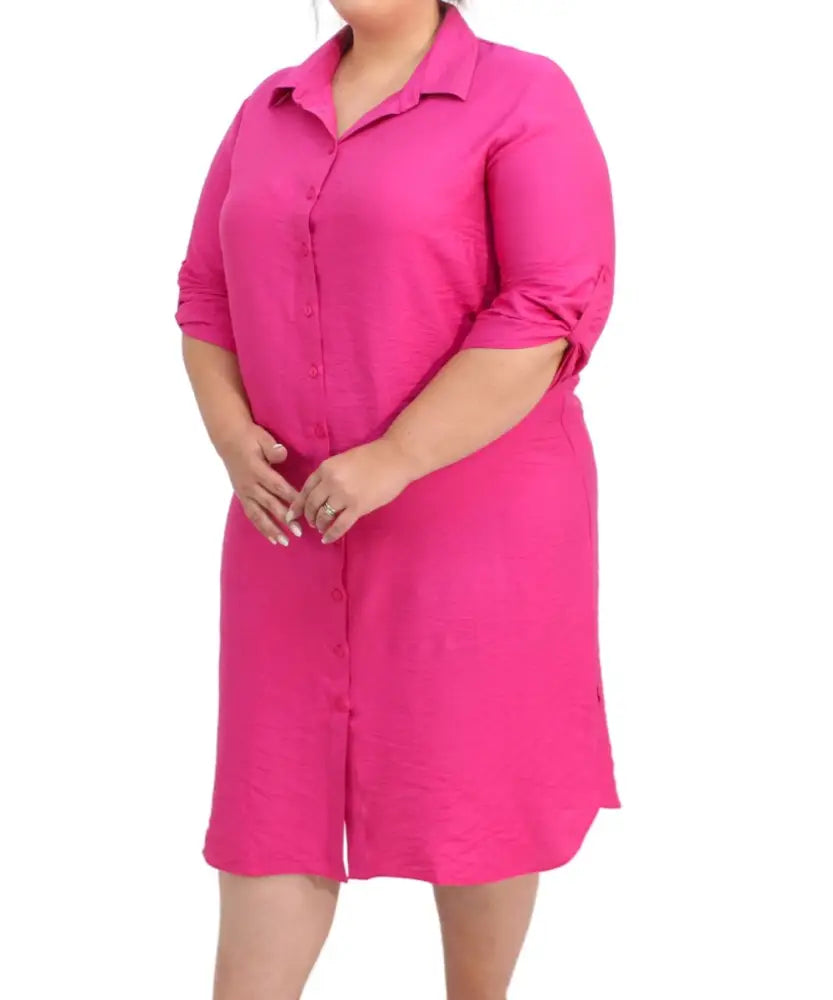 Ladies Plain Shirt Dress | R399.90 | Eagle Clothing | Plus Size | Big & Tall