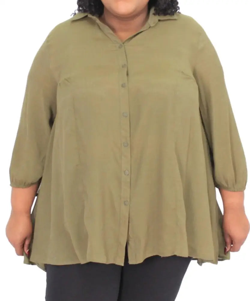 Ladies Plain Swing Blouse | R299.90 Eagle Clothing Plus Size Big & Tall