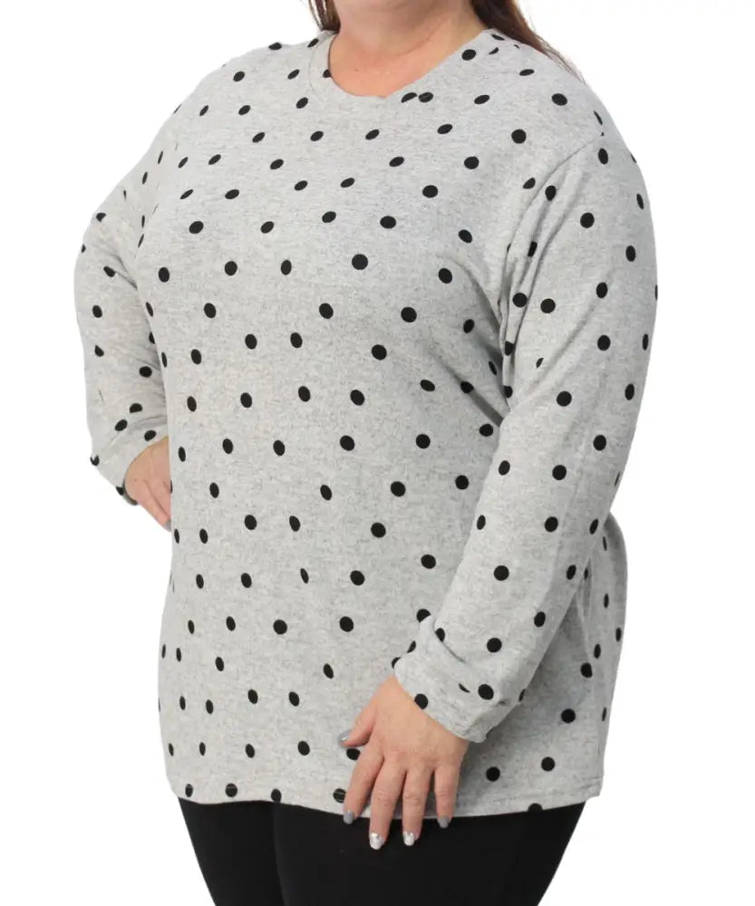 Ladies Polka Dot Tunic | R279.90 | Eagle Clothing | Plus Size | Big & Tall