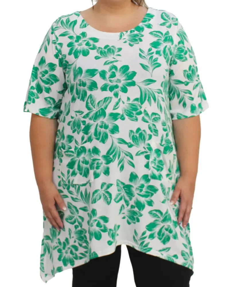 Ladies Printed 2 Pocket Tunic | R379.90 | Eagle Clothing | Plus Size | Big & Tall