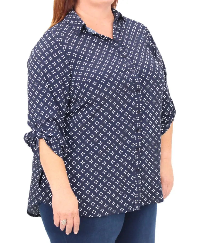 Ladies Printed Blouse | R399.90 | Eagle Clothing | Plus Size | Big & Tall