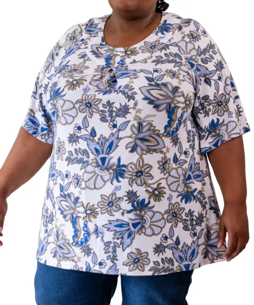 Ladies Printed Fancy Tunic | R159.90 | Eagle Clothing | Plus Size | Big & Tall