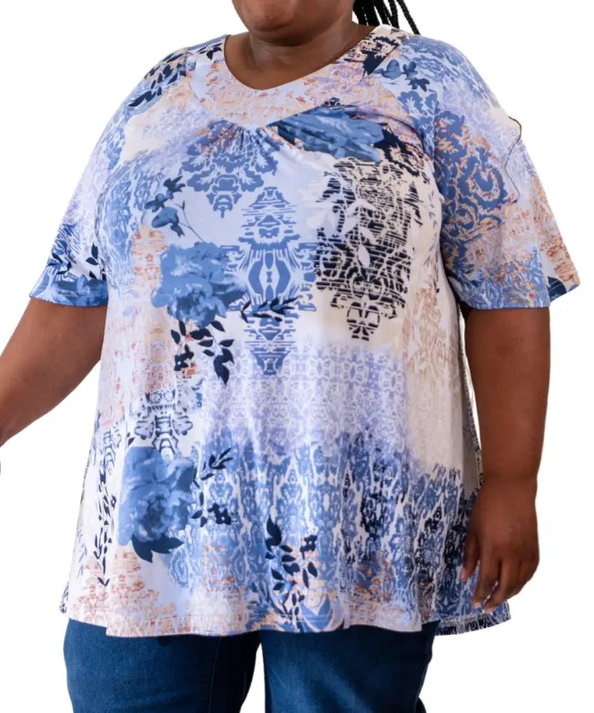 Ladies Printed Fancy Tunic | R229.90 | Eagle Clothing | Plus Size | Big & Tall