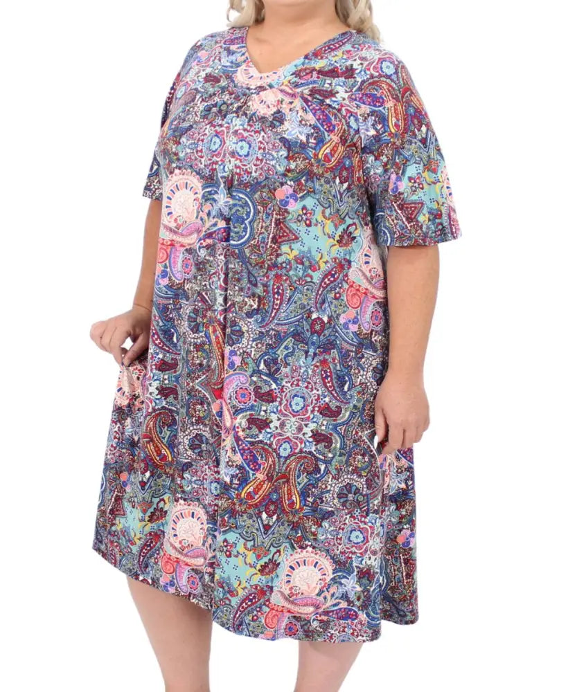 Ladies Printed Fancy Tunic Dress | R259.90 | Eagle Clothing | Plus Size | Big & Tall