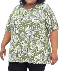 Ladies Printed Floral Fancy Tunic | R239.90 | Eagle Clothing | Plus Size | Big & Tall