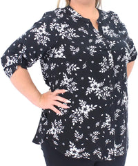 Ladies Printed Floral Rayon Blouse | R249.90 | Eagle Clothing | Plus Size | Big & Tall