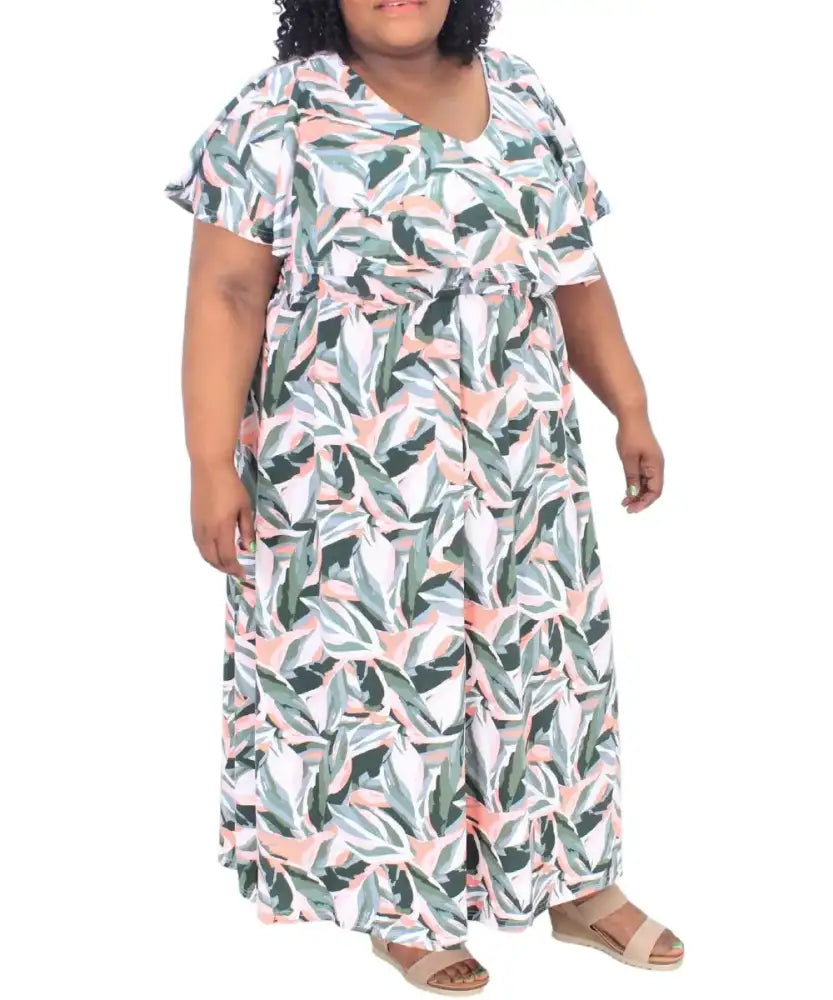 Ladies Printed Maxi Dress | R399.90 Eagle Clothing Plus Size Big & Tall