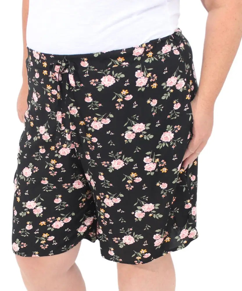 Ladies Printed Rayon Shorts | R159.90 | Eagle Clothing | Plus Size | Big & Tall