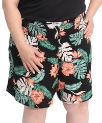 Ladies Printed Rayon Shorts | R299.90 | Eagle Clothing | Plus Size | Big & Tall