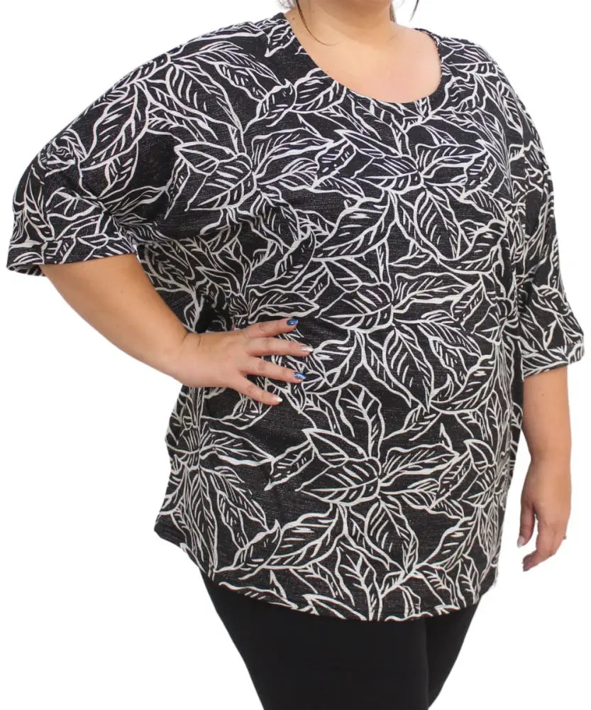 Ladies Printed Shimmer Tunic | R329.90 | Eagle Clothing | Plus Size | Big & Tall