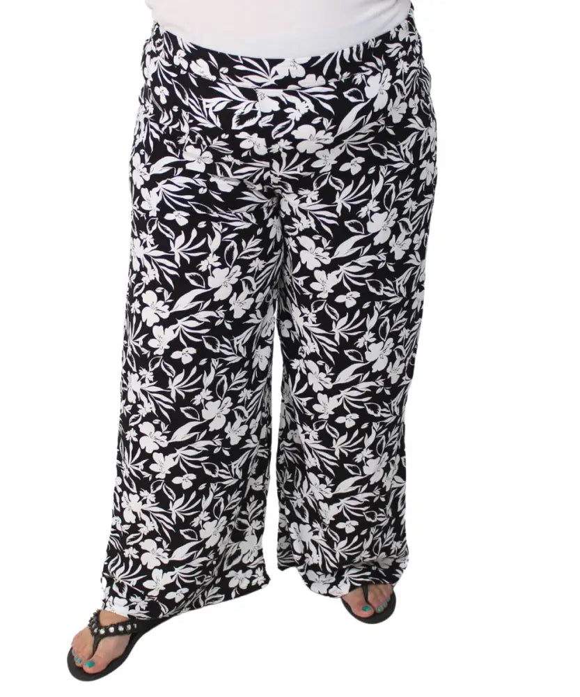 Ladies Printed Wide Leg Pants | R349.90 | Eagle Clothing | Plus Size | Big & Tall