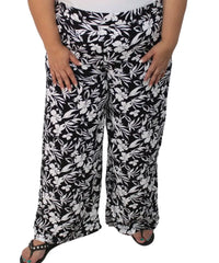 Ladies Printed Wide Leg Pants | R349.90 | Eagle Clothing | Plus Size | Big & Tall