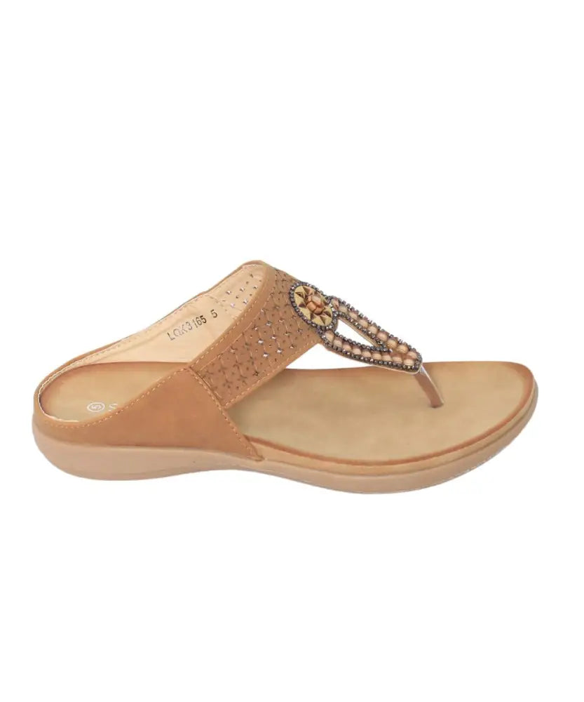 Ladies Savoy LQK3165 Thong Wedge Sandal | R299.90 Eagle Clothing Plus Size Big & Tall