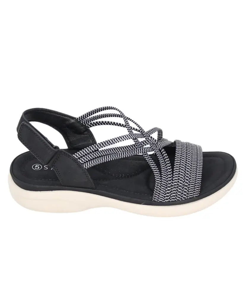 Ladies Savoy TMT Strappy Elasticated Mule | R499.90 | Eagle Clothing | Plus Size | Big & Tall