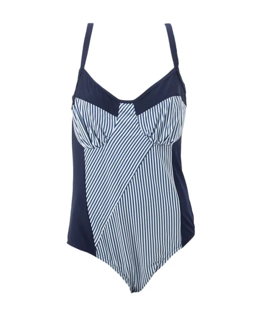 Ladies Stripe One Piece | R399.90 | Eagle Clothing | Plus Size | Big & Tall