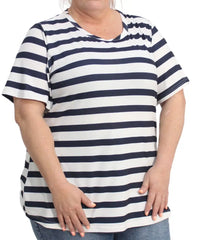 Ladies Stripe Tee | R249.90 | Eagle Clothing | Plus Size | Big & Tall