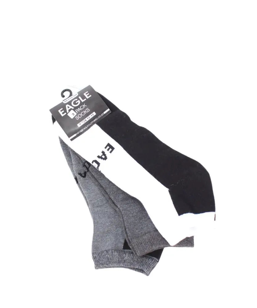 Mens 3 Pack Upsize 13 - 15 Socks in various colors, providing breathability and comfort