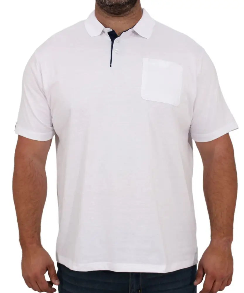 Mens Detailed Plain Golfer | R329.90 | Eagle Clothing | Plus Size | Big & Tall