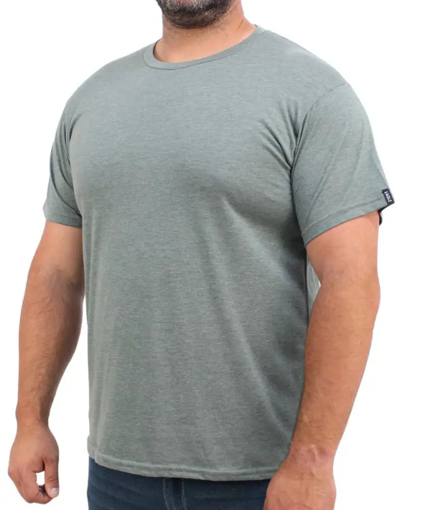 Mens Plain Crew Neck Tee | R249.90 | Eagle Clothing | Plus Size | Big & Tall