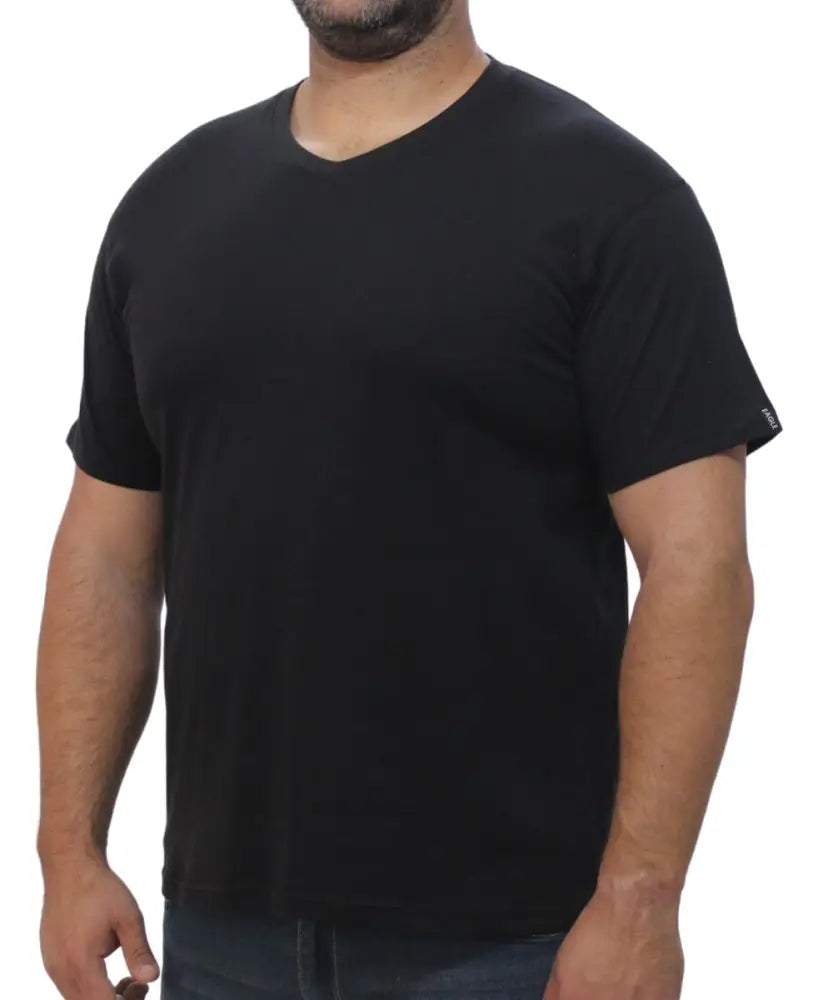 Mens Plain VNeck Tee | R249.90 | Eagle Clothing | Plus Size | Big & Tall