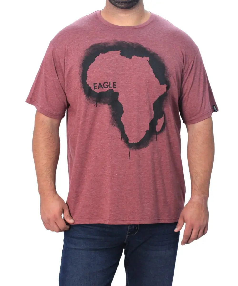 Mens Printed Africa Tee | R199.90 Eagle Clothing Plus Size Big & Tall