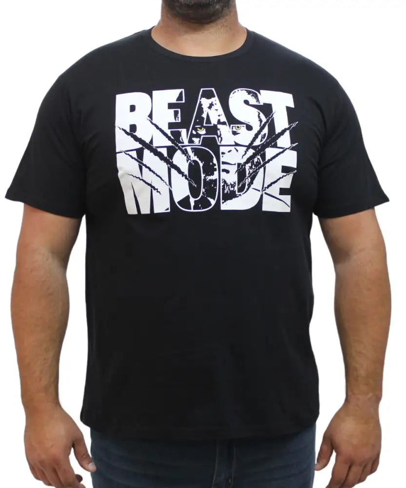 Mens Printed Beast Mode Tee | R279.90 | Eagle Clothing | Plus Size | Big & Tall