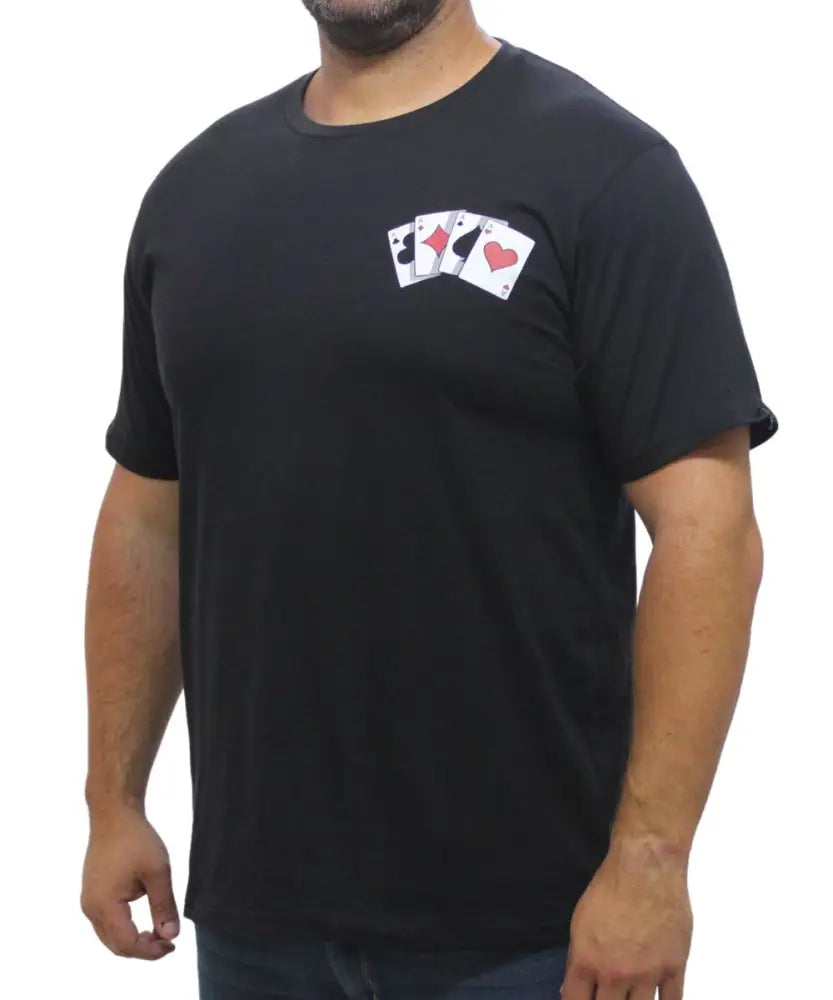 Mens Printed Card Tee | R279.90 | Eagle Clothing | Plus Size | Big & Tall