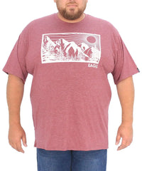 Mens Printed Outdoor Mountains Tee | R199.90 Eagle Clothing Plus Size Big & Tall