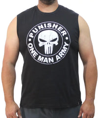 Mens Printed Punisher Vest | R279.90 | Eagle Clothing | Plus Size | Big & Tall