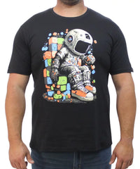 Mens Printed Space Man Tee | R279.90 | Eagle Clothing | Plus Size | Big & Tall