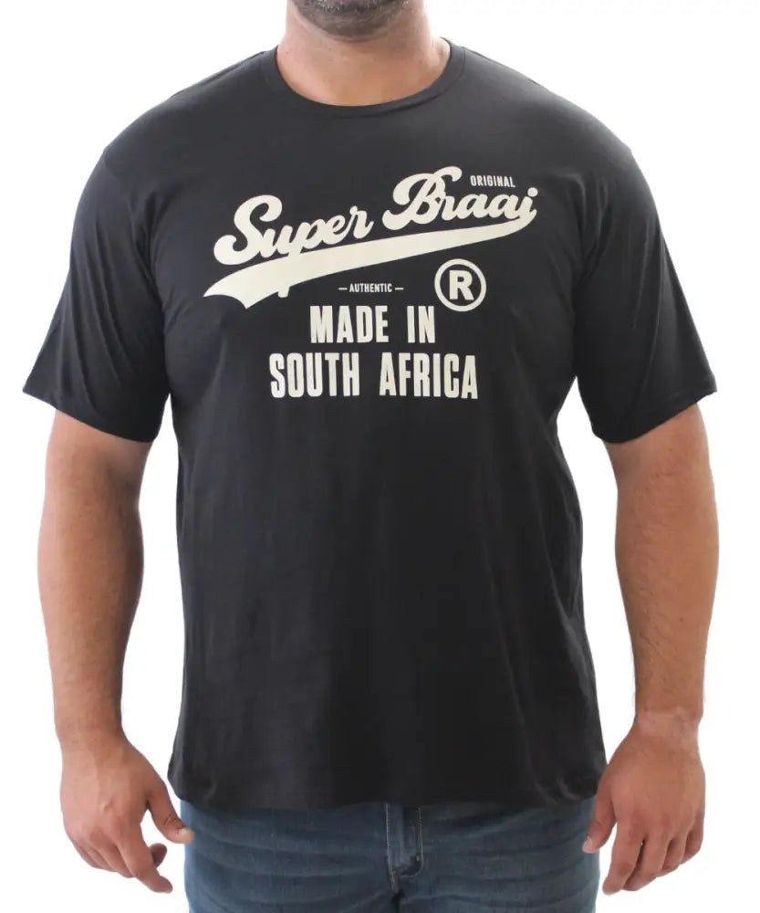 Mens Printed Super Braai Tee | R269.90 | Eagle Clothing | Plus Size | Big & Tall