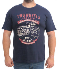 Mens Printed Two Wheels Tee | R279.90 | Eagle Clothing | Plus Size | Big & Tall