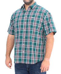 Mens Short Sleeve Check Shirt | R429.90 Eagle Clothing Plus Size Big & Tall