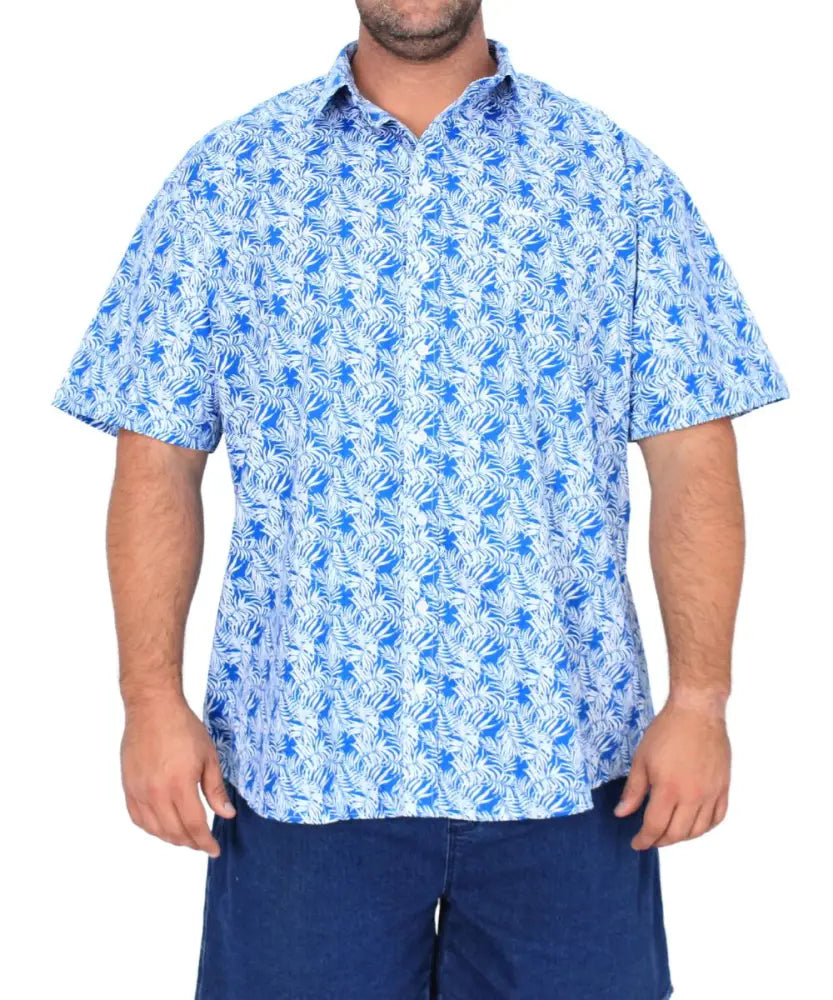 Mens Short Sleeve Printed Shirt | R319.90 | Eagle Clothing | Plus Size | Big & Tall