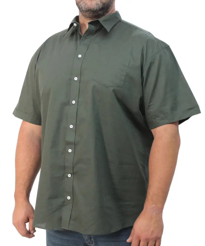 Mens Short Sleeve Slub Shirt | R399.90 | Eagle Clothing | Plus Size | Big & Tall