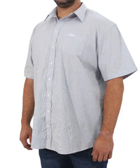 Mens Short Sleeve Stripe Shirt | R429.90 Eagle Clothing Plus Size Big & Tall