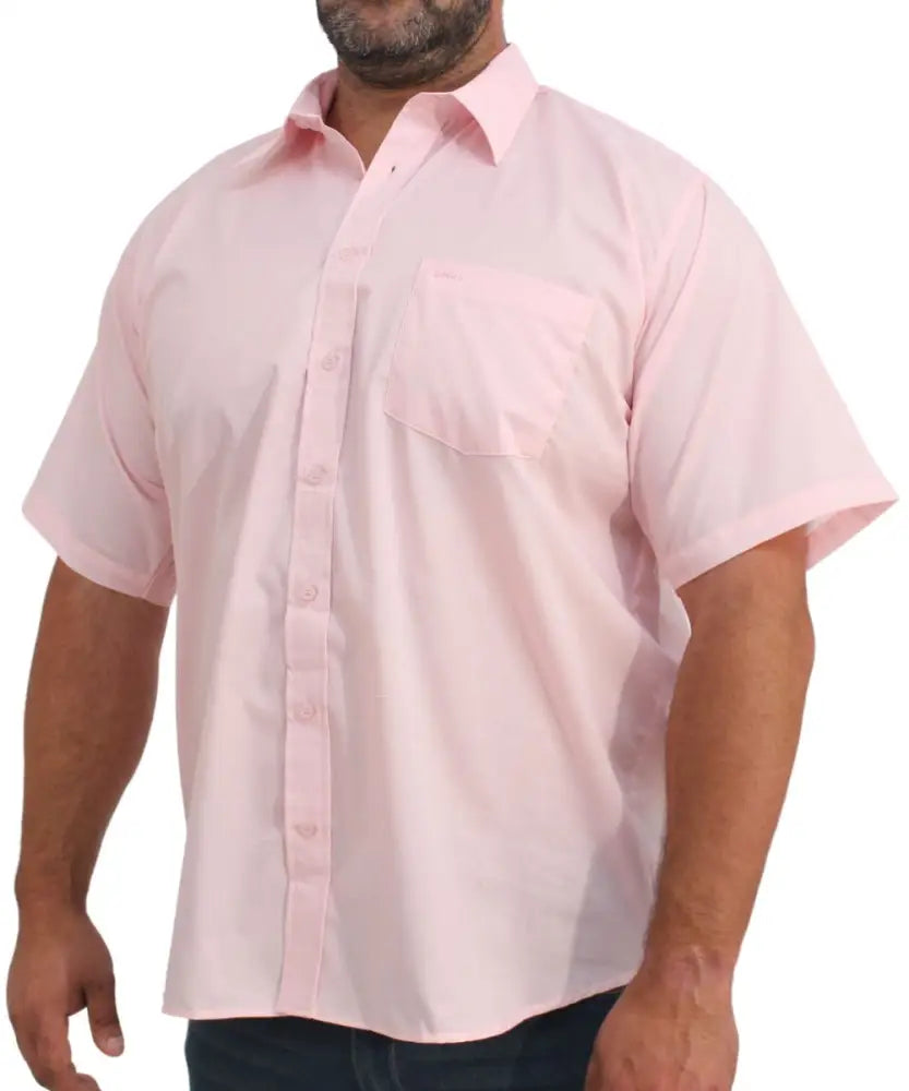 Mens Short Sleeve Work Shirt | R359.90 | Eagle Clothing | Plus Size | Big & Tall