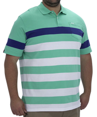 Mens Stripe Golfer | R199.90 Eagle Clothing Plus Size Big & Tall